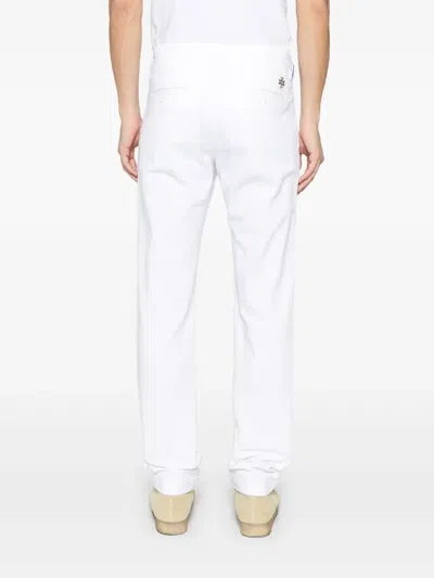 Jacob Cohen White Tailored Fit Jeans With Classic Five-pocket Design In White
