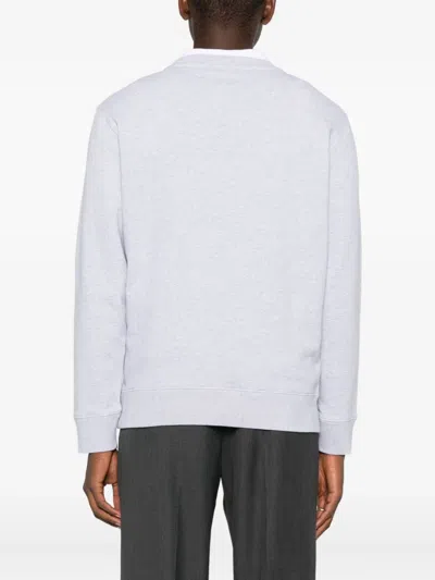 Maison Kitsuné Fox Head Regular Fit Sweatshirt In Gray