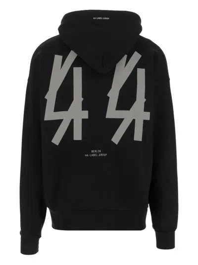44 Label Group Cotton Sweatshirt With Logo In Black