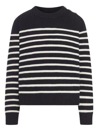 Roberto Collina Crew Neck Wool Sweater In Black