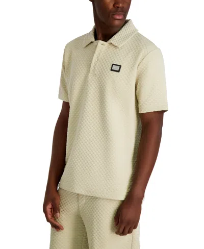 Karl Lagerfeld Men's Triangle Pattern T-shirt In Neutral