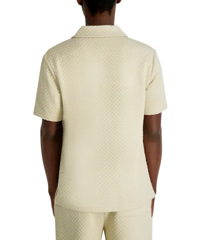 Karl Lagerfeld Men's Triangle Pattern T-shirt In Neutral