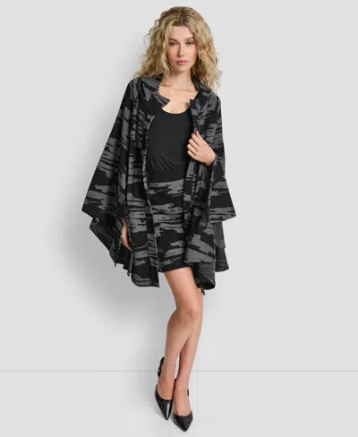 Dkny Women's Cape Sleeve Sweater In Black