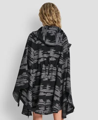 Dkny Women's Cape Sleeve Sweater In Black