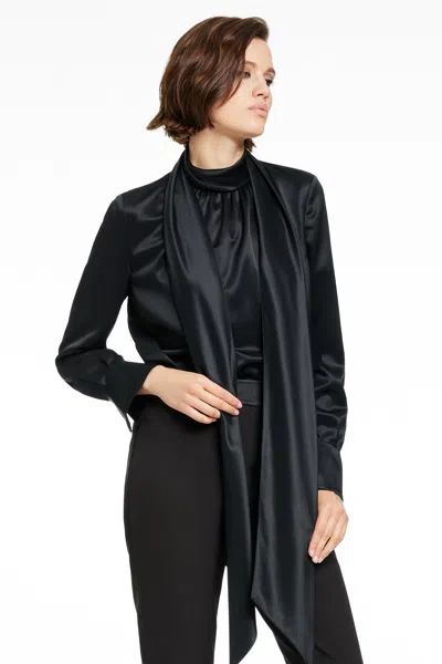 Toccin Veronica Pussy Bow Blouse In Pink