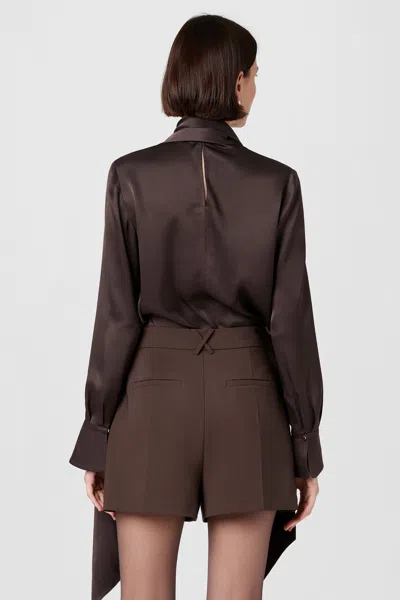 Toccin Veronica Pussy Bow Blouse In Pink