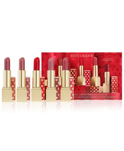 Estée Lauder 5-pc. Unwrap The Moment Holiday Lipstick Set, Created For Macy's In Transparent