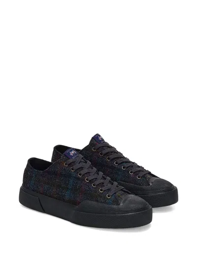 Superga Wool Patchwork Sneakers In Multi