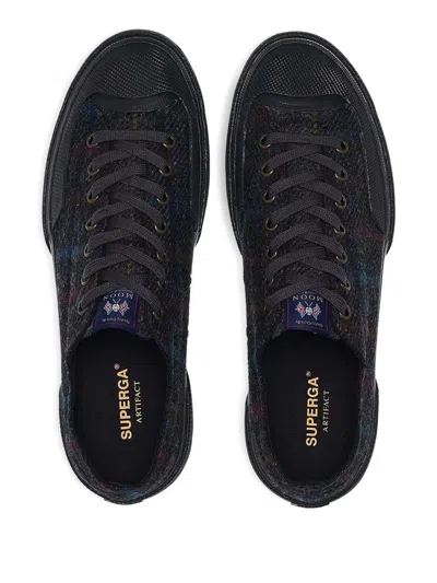 Superga Wool Patchwork Sneakers In Multi