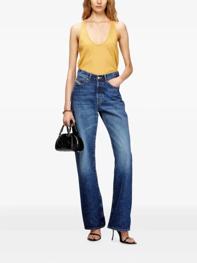 Diesel T-ipsya-lkds Top In Yellow