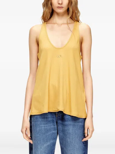 Diesel T-ipsya-lkds Top In Yellow