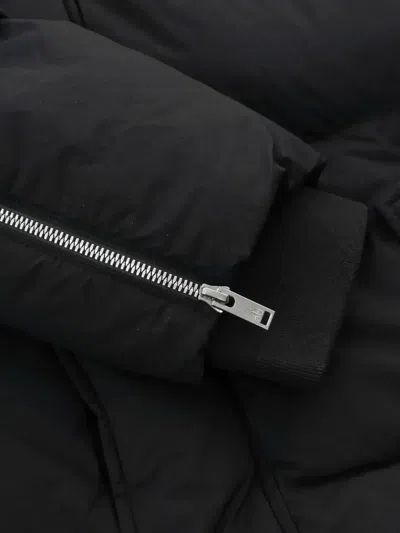 Moose Knuckles Cloud 3q Black Padded Parka In Metal