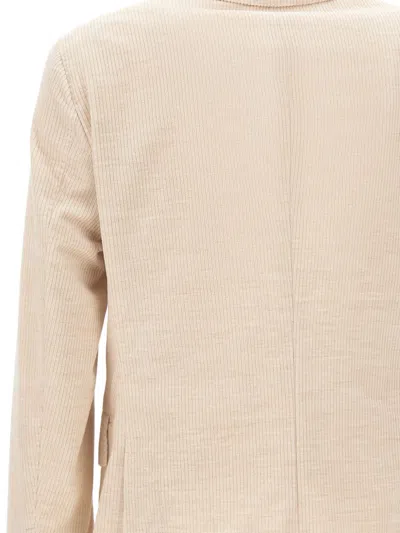 Hugo Boss Corduroy Blazer In Neutral
