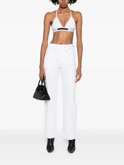Medeea Logo Bra In White