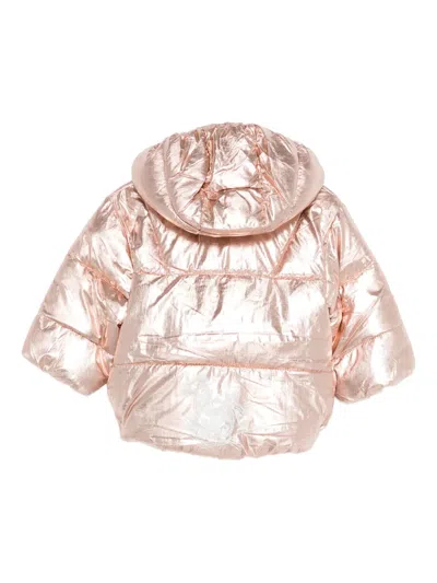 Molo Hooded Padded Jacket In Pink