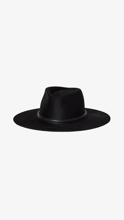 Janessa Leone Beck Fedora Hat In Black