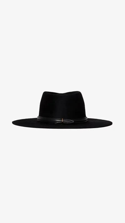 Janessa Leone Beck Fedora Hat In Black