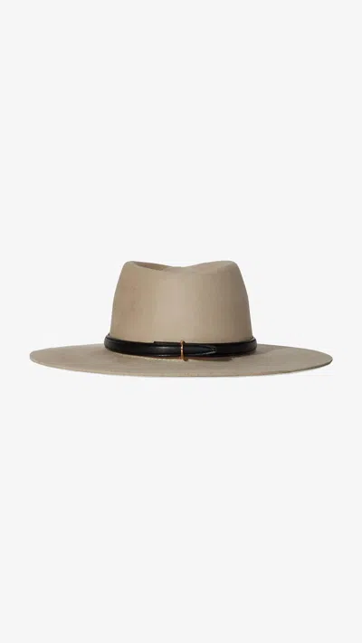Janessa Leone Beck Wool Fedora In Neutral
