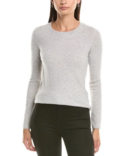 Incashmere Crewneck Cashmere Sweater In Gray