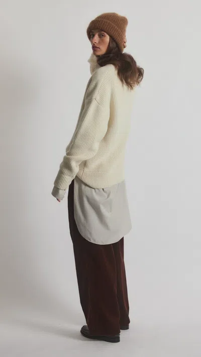 Janessa Leone Piper Wool-blend Beanie In Gray