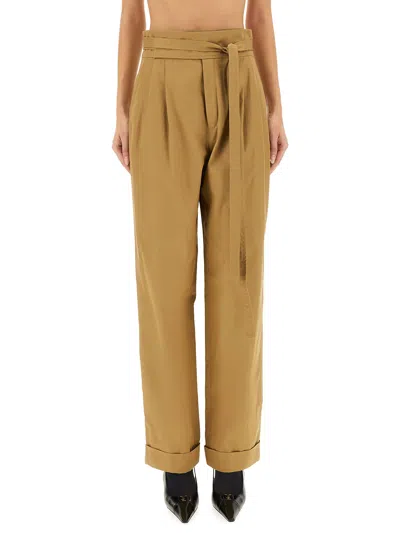 Saint Laurent Pants "gurhka Serge" In Neutral