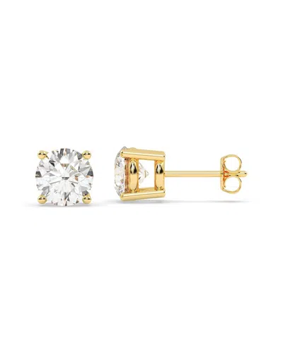 Lab Grown Diamonds 14k 6.00 Ct. Tw. Lab-grown Diamond Earrings In Brown