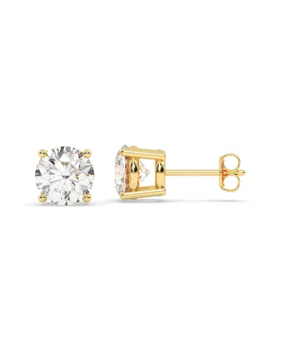 Lab Grown Diamonds 14k 6.00 Ct. Tw. Lab-grown Diamond Earrings In Brown