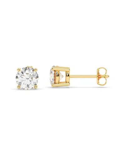 Lab Grown Diamonds 14k 6.00 Ct. Tw. Lab-grown Diamond Earrings In Brown