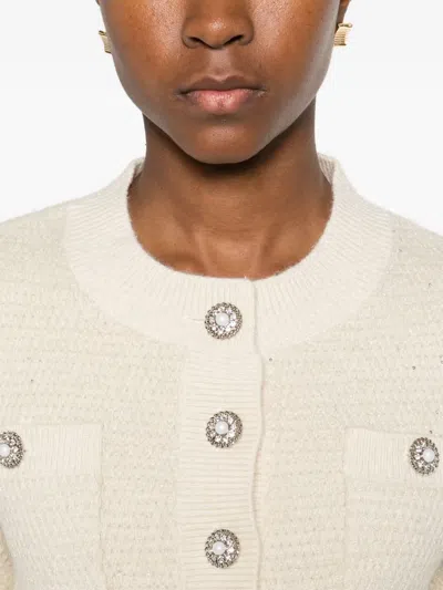 Suncoo Gabor Cardigan In Ivory In Neutral