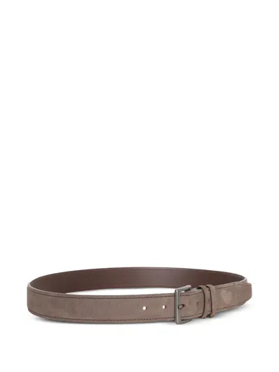 Orciani Nabucco Leather Belt In Brown