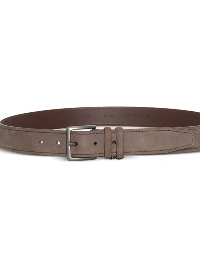 Orciani Nabucco Leather Belt In Brown