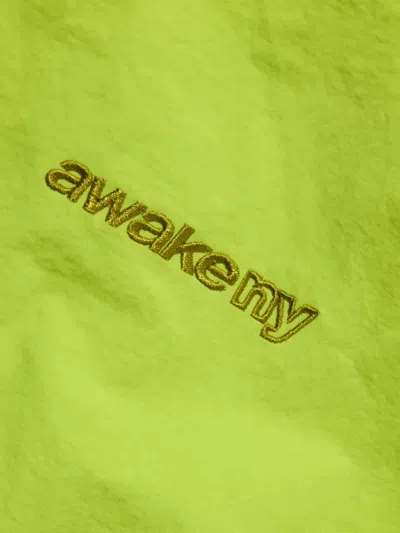 Awake Ny Quarter-zip Track Jacket In Green