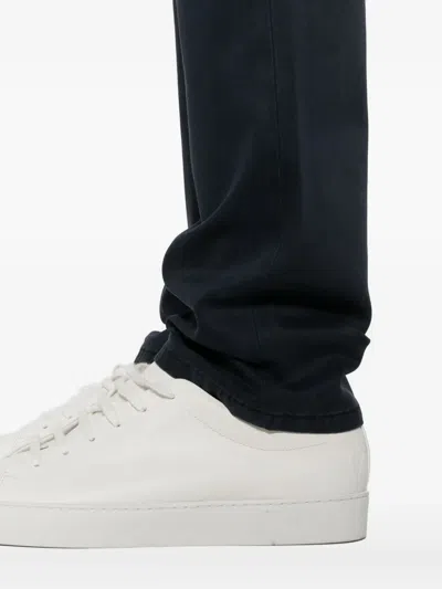 Jacob Cohen Logo Patch Skinny Pants In Blue