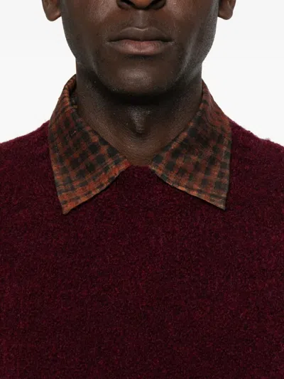 Amaranto Crew Neck Sweater In Brown