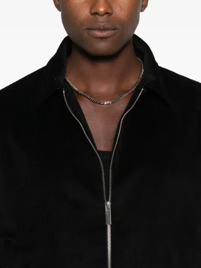 Medeea Zip-up Bomber Jacket In Black