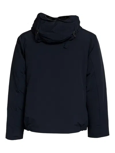 C.p. Company Micro-m Recycled Medium Jacket In Blue