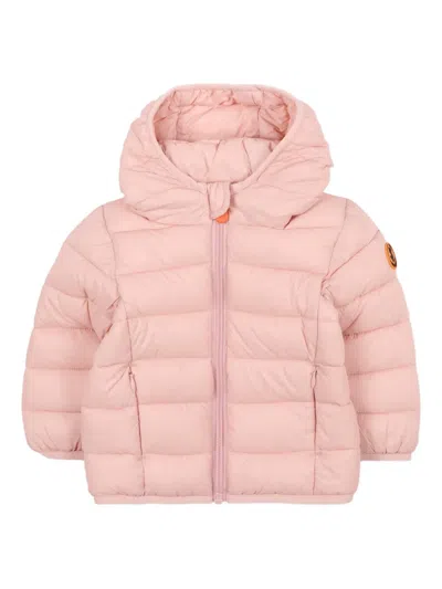 Save The Duck Hooded Jacket In Pink