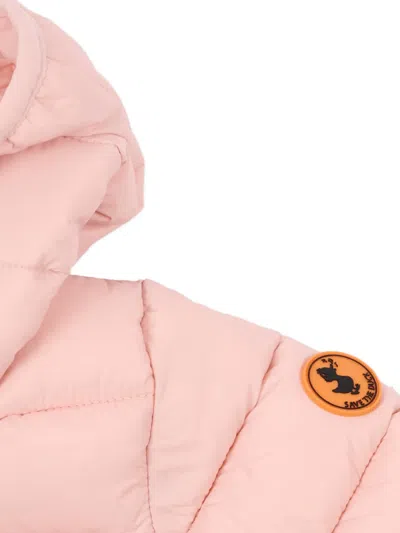 Save The Duck Hooded Jacket In Pink