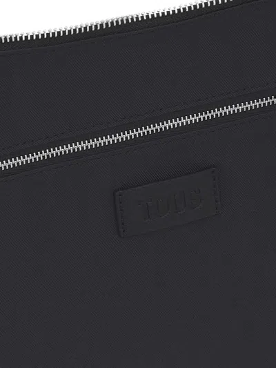 压纹拉链单肩包