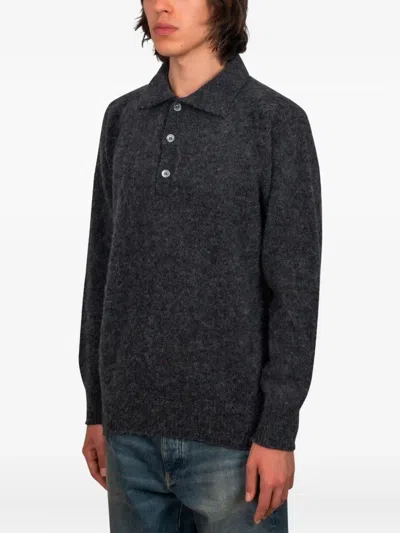 Another Aspect Wool Sweater In Gray
