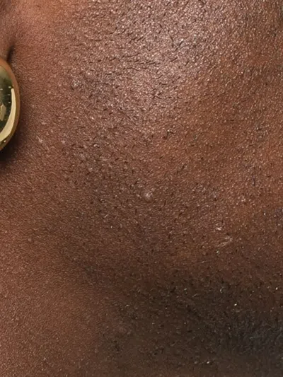 Tom Wood Sphere Hoop Earrings In Gold