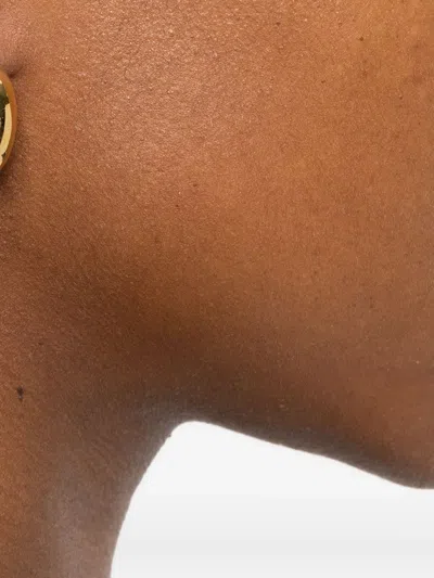 Tom Wood Sphere Hoop Earrings In Gold