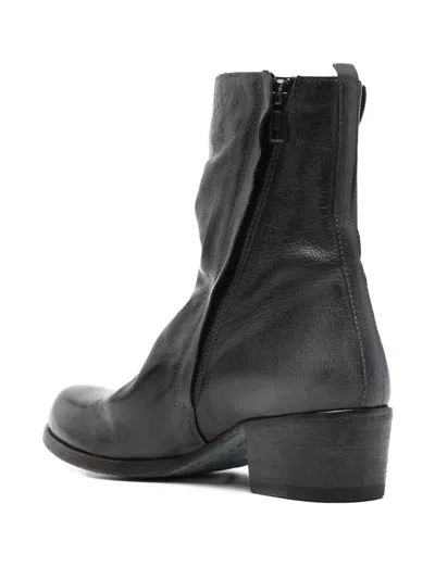 Shoto 45mm Zip-fastening Boots In Blue