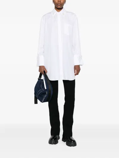 Simone Rocha Cotton Shirt In White