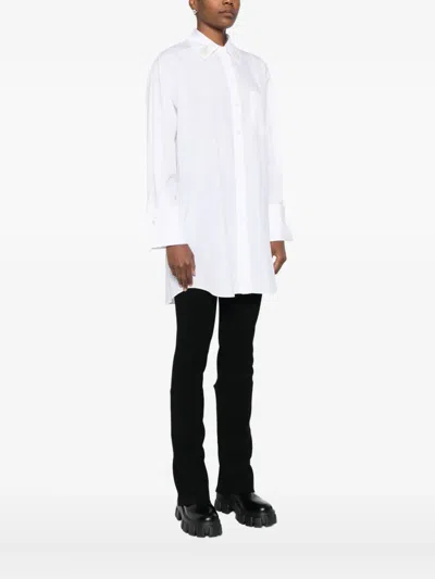Simone Rocha Cotton Shirt In White