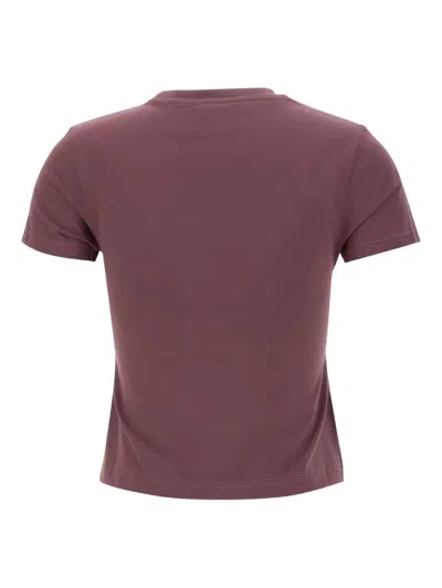Vivienne Westwood Burgundy Paris Orb Mini Peru T-shirt In Burgundy