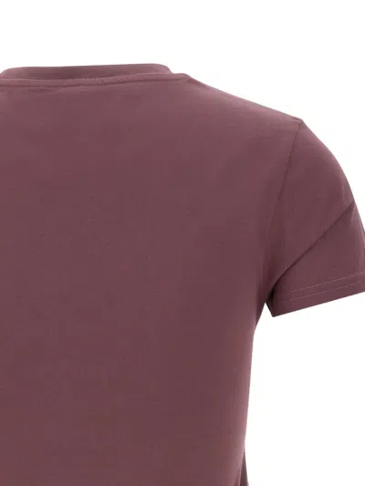 Vivienne Westwood Burgundy Paris Orb Mini Peru T-shirt In Burgundy