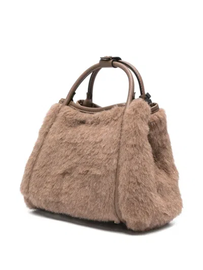 Max Mara Tmarinxs4 Handbag Bronze In Brown