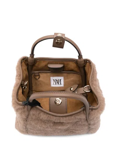 Max Mara Tmarinxs4 Handbag Bronze In Brown