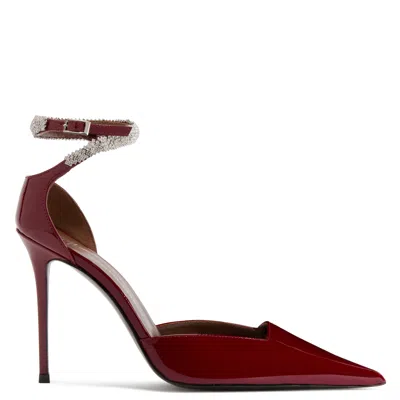 Giuseppe Zanotti 105mm Elenie Crystal-embellished Pumps In Red